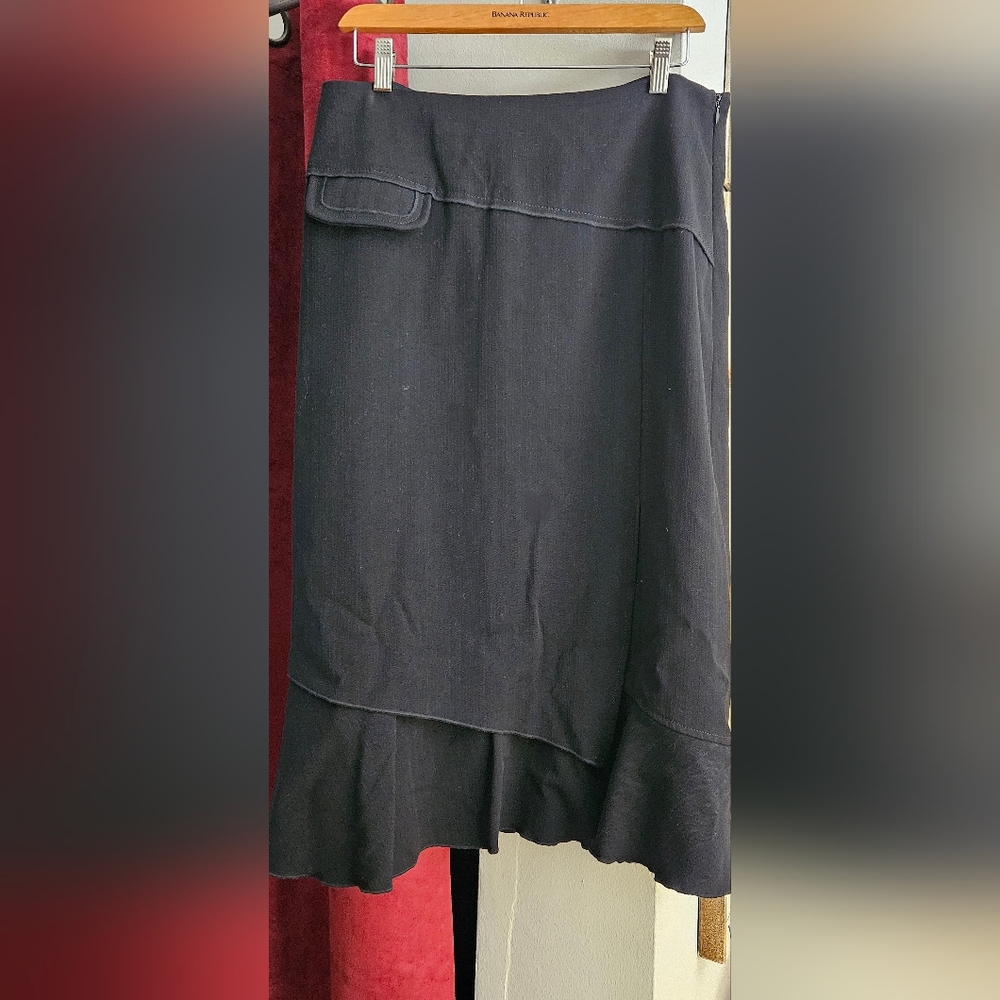 Affinites (made in France) midi lined skirt